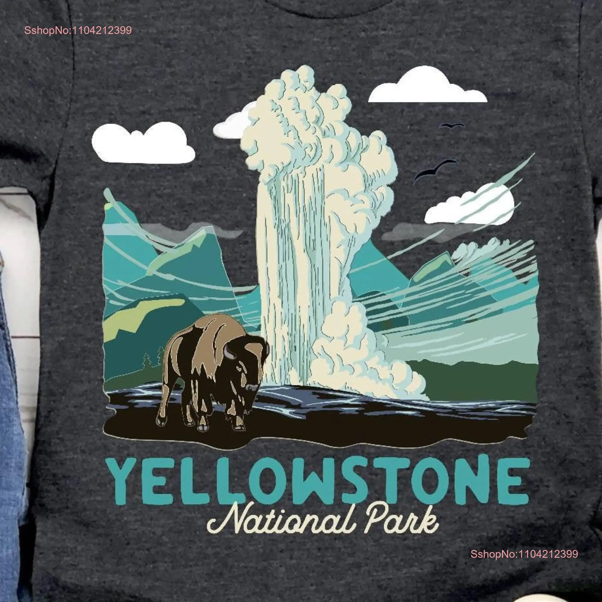 National Park T Shirt Cool Funny Grand Tetons Dutton Ranch Jackson Hole Hiking Camping Yellowstone long or short sleeves