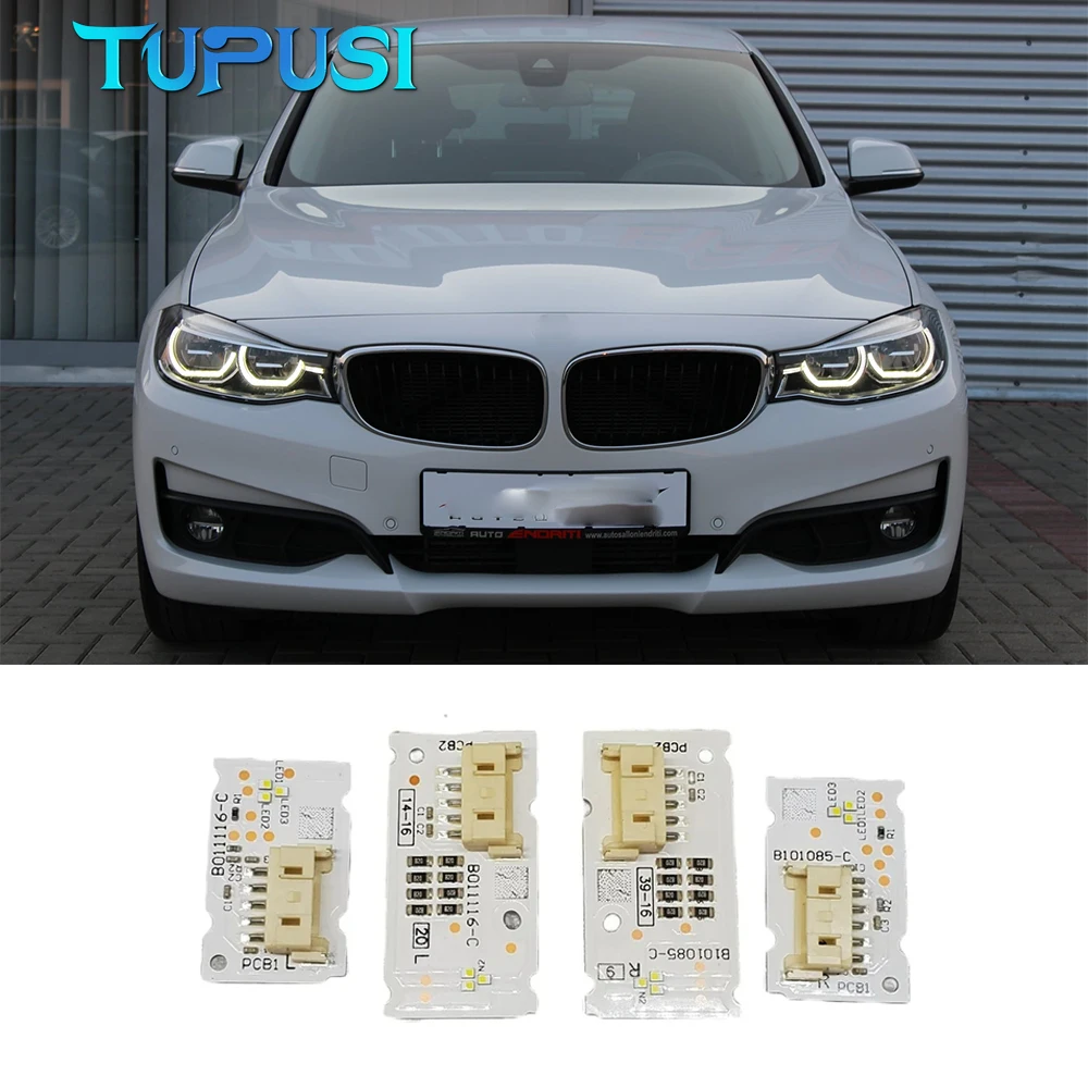 

White Lightsource DRL Boards For BMW 3 Series F34 GT LCI Adaptive LED Headlight Angel Eye Daytime Running Light 7493237 7493238