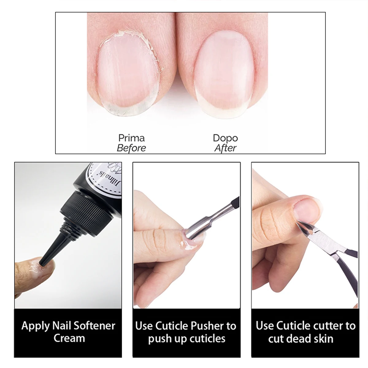 Jillnails-Huile pour ongles, 60ml, N64.C64, gel dissolvant