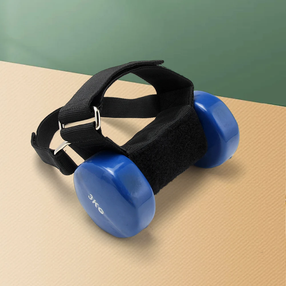 Dumbbell Ankle Strap Ankle Weights Strap with Hook and Loop Fastener Feet Dumbbell Attachment for Leg Muscles Strength Training