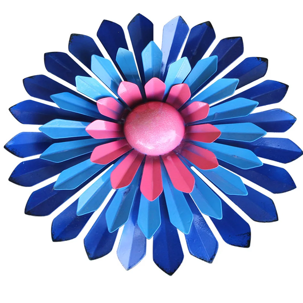 

Metal Flower Wall Art Iron Flower Pendant Home Yard Ornament Indoor Outdoor Wall Hanging Decoration Scene Hanging Decor