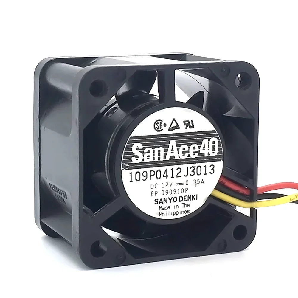 109P0412J3013 4028 4CM 40mm 12V 0.35A wind speed cooling fan 40*40*28mm for SANYO