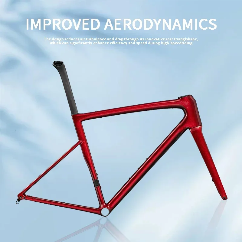 2025 SL8 Dongli T1100 Carbon Fiber Bicycle Frame Ultra Light Customize Color Windproof Design Disc Brake