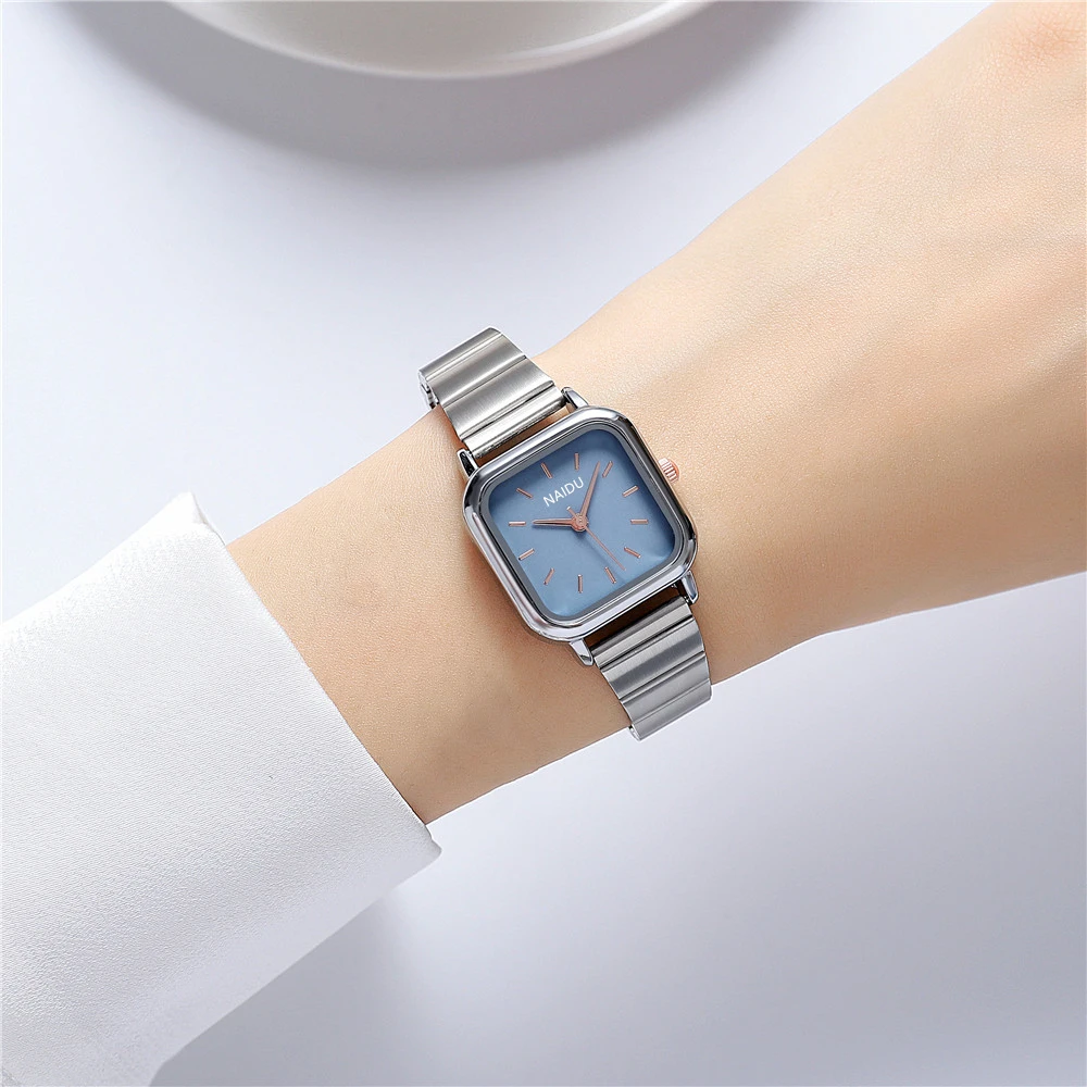 high quality women steel band quartz dress watch