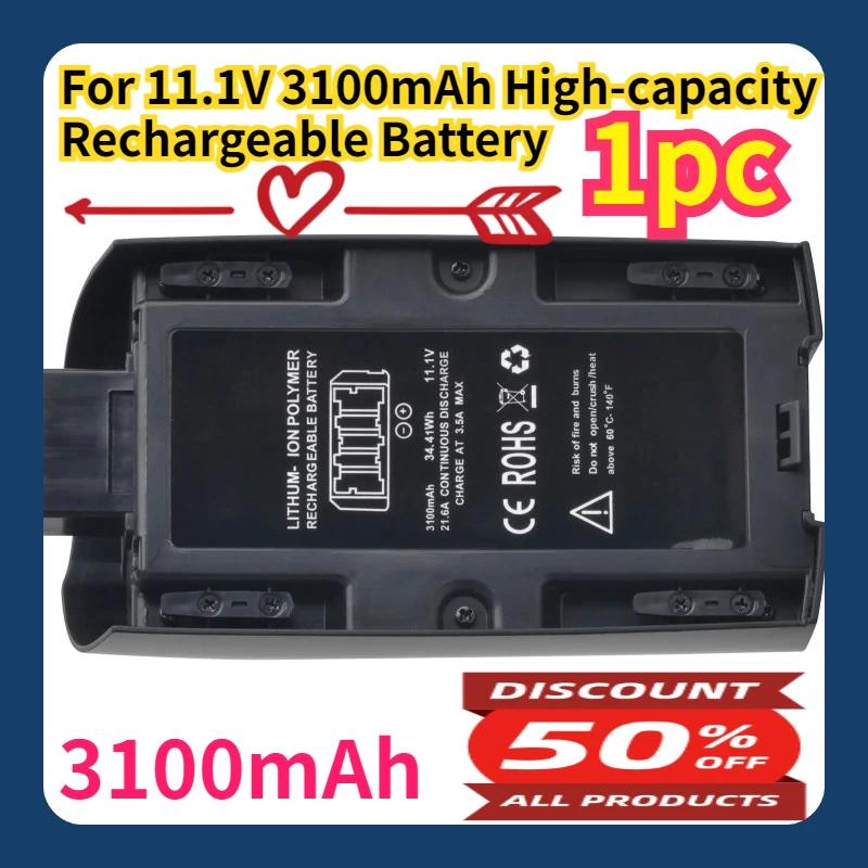 

For 11.1V 3100mAh High-capacity Rechargeable Battery