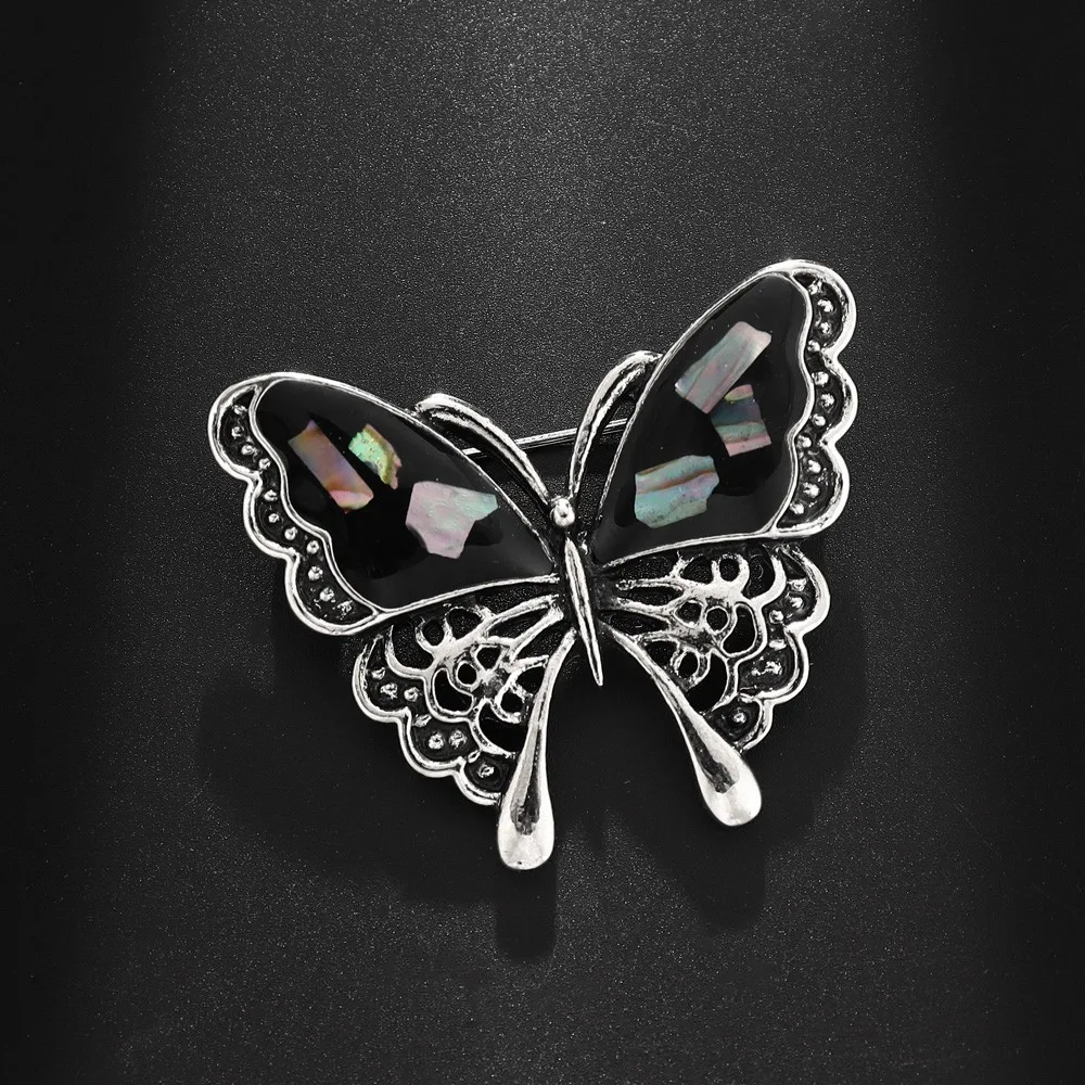 New Trend Europe and The United States High-Quality Exquisite Metal Butterfly Corsage Suit Shirt Brooch Collar Pin Wholesale image 4