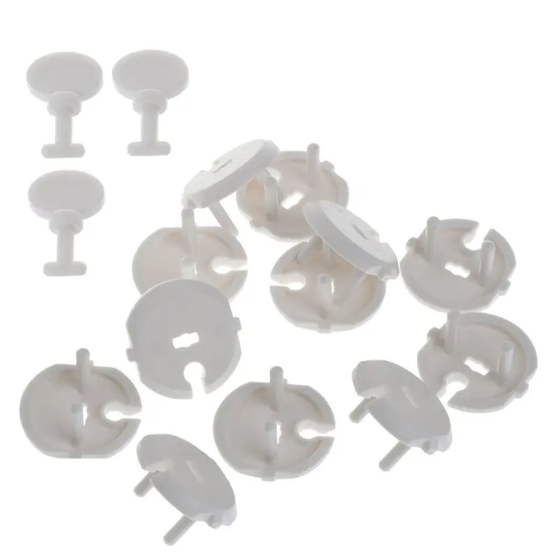 French Standard Plug Socket Protective Cover and for Key Set Baby Child Safety of 12 Pcs Outlet Cover+ 3 Pcs for Key