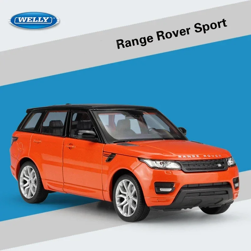 WELLY 1:24 Range Rover Sport Simulation Alloy Car Model - Suitable for Children\'s Toys and Collections
