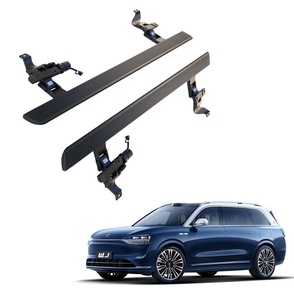 

2025 AITO M8 Side Foot Pedal Running Boards with LED Lash Light Ride Prevention Side Step for M8 SUV Electric