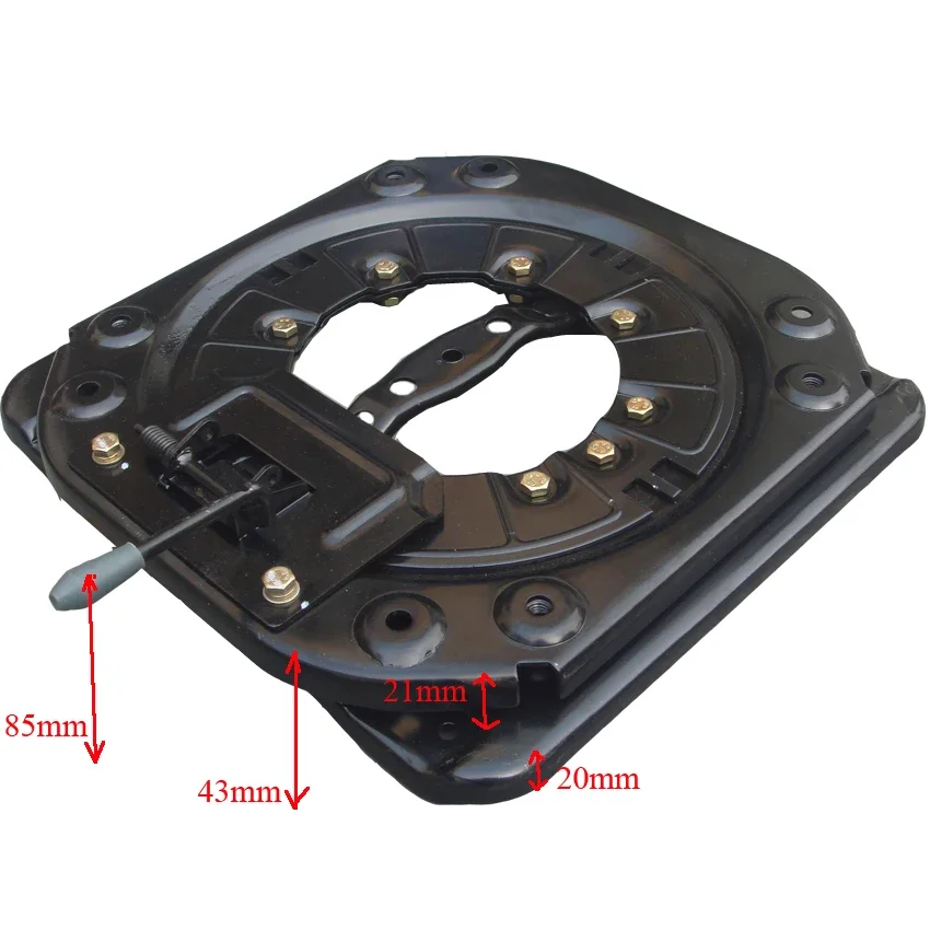 Heavy-duty Swivel with 4-way Car Seats Turntables Bus RV Chair Rotary Base Mpv Seat Rotating Base