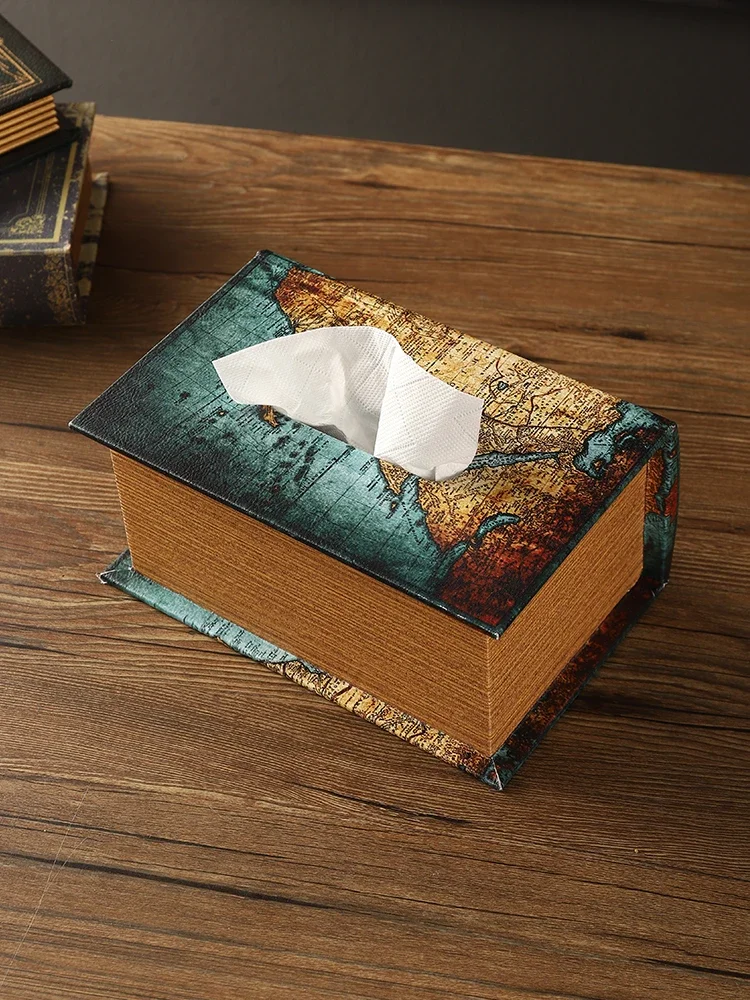

Элегантный деревянный чехол для салфеток премиум-класса для отелей и дома, винтажный декоративный держатель для салфеток с изысканной текстурой, для элегантного сервировки стола