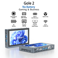 Higole Gole 2 5.5'' Intel N5095 Mini PC Windows 11 WiFi5 8GB 256GB 4K No Battery Desktop Computer Touch Screen Windows Tablet