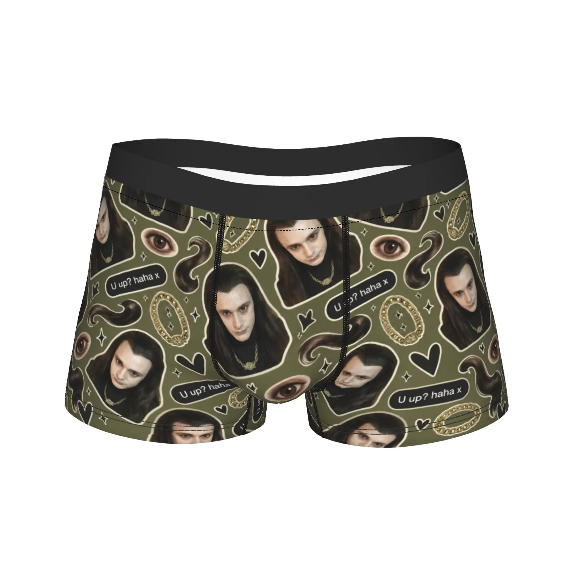 Meme Aro Vampire Twilight Underwear  Men Boxer Brief Comfortable Boxershorts Hot Sale Customs Large Size Panties