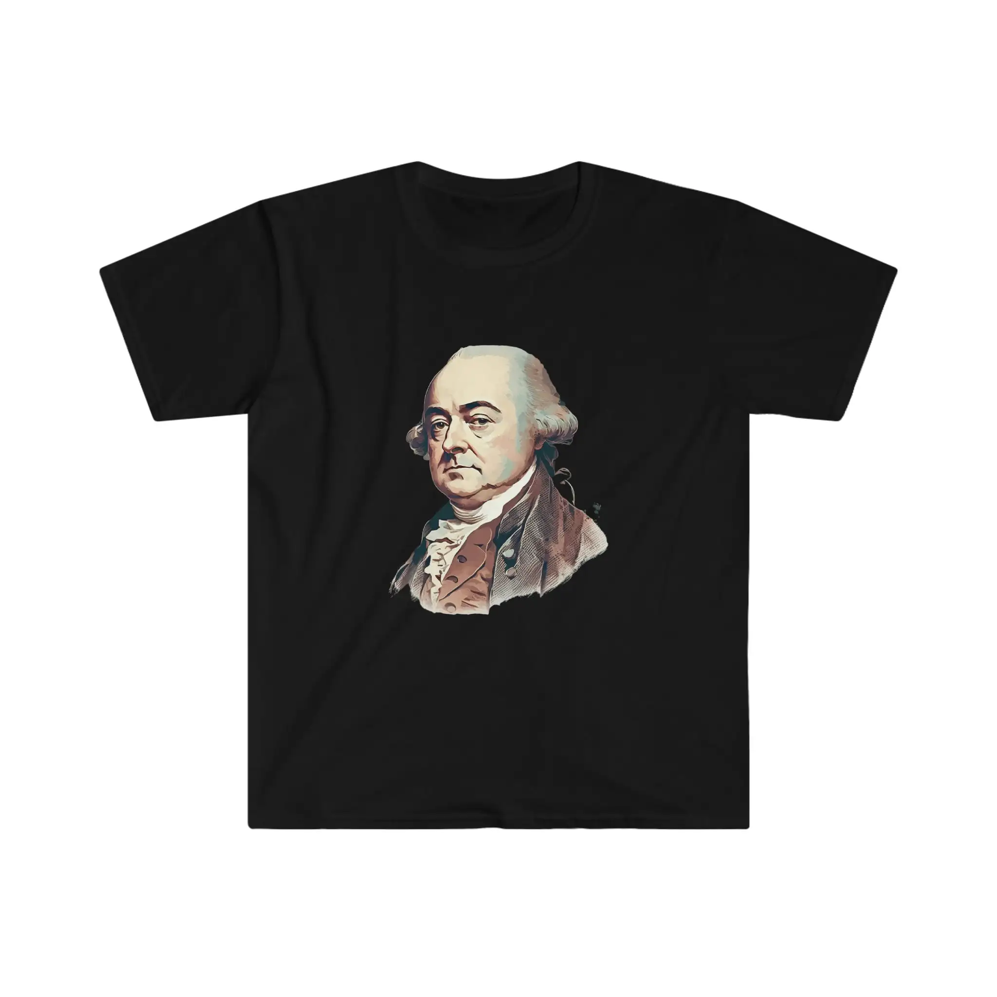 Patriotic Portrait of President John Adams Softstyle T Shirt