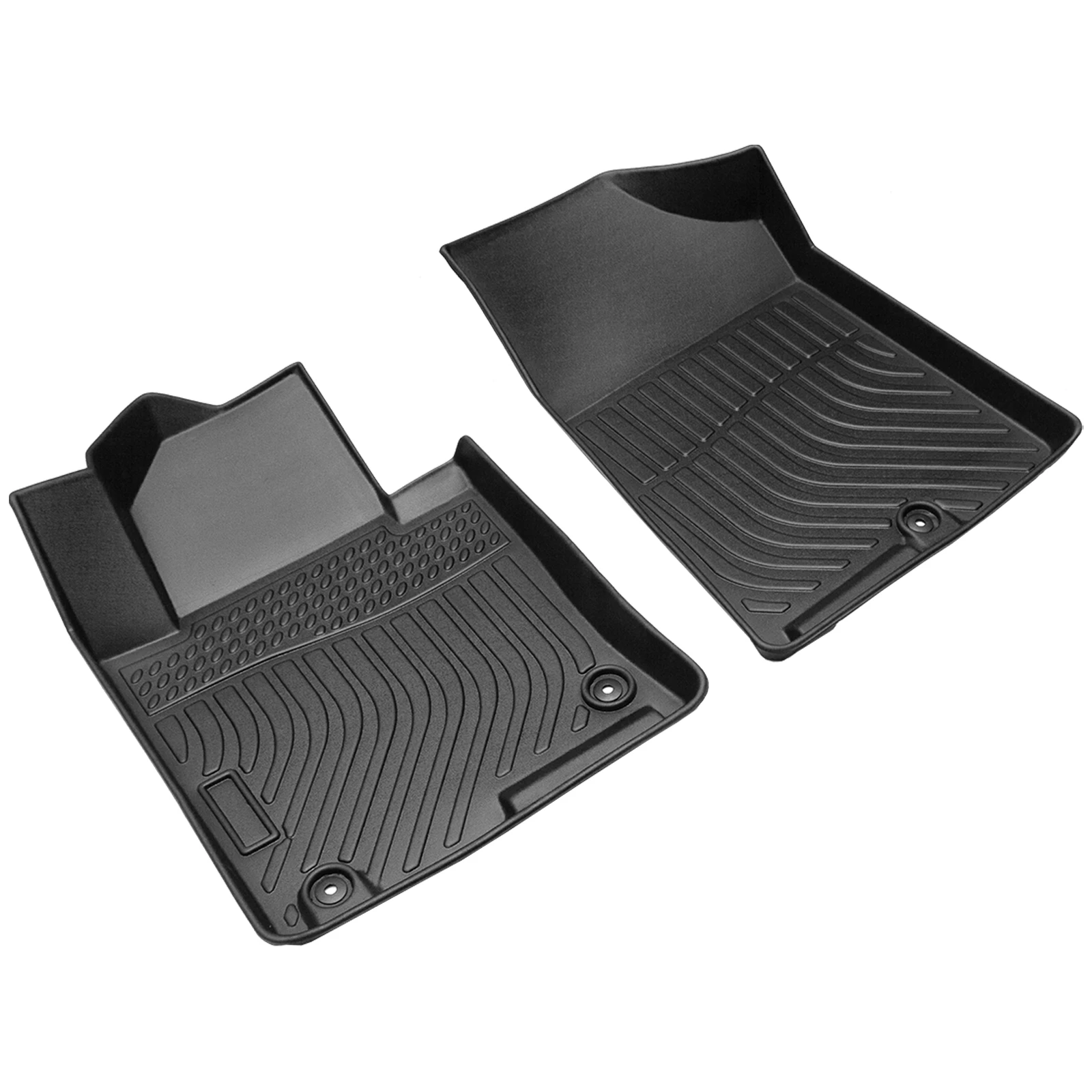 Car Floor Mats for 15-19 Hyundai Sonata，All-Weather TPE Rubber