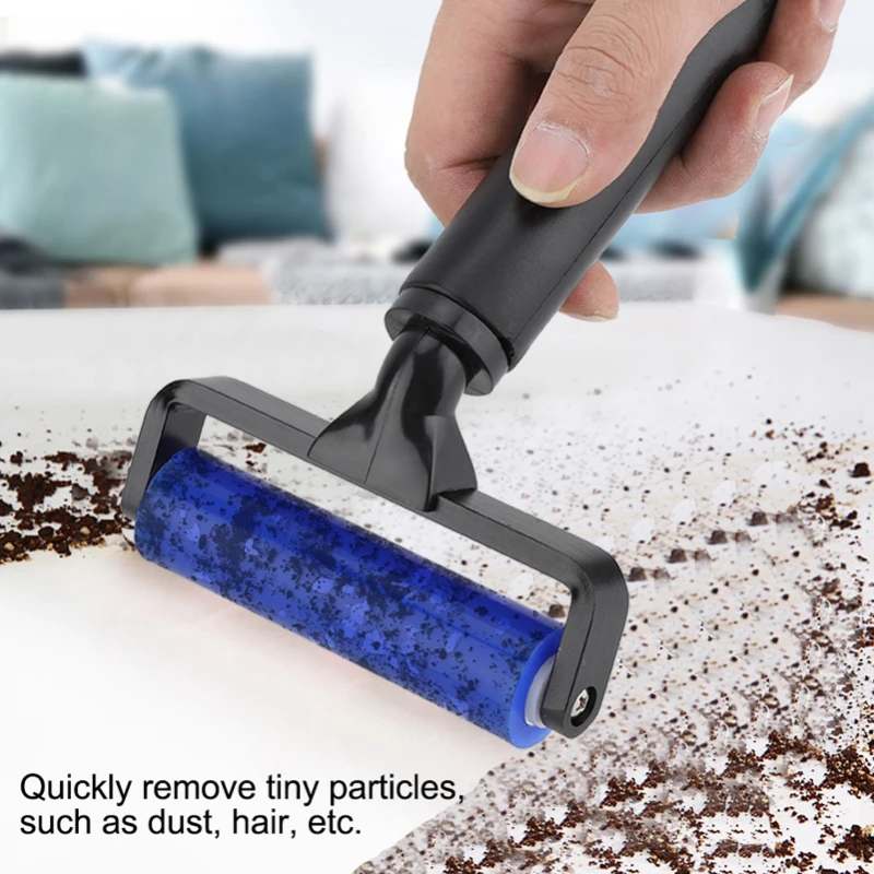 Dust Removal Roller Anti Static Cleaner Tool Silicone Roller Screen Film Roller for Household10.2cm / 4in