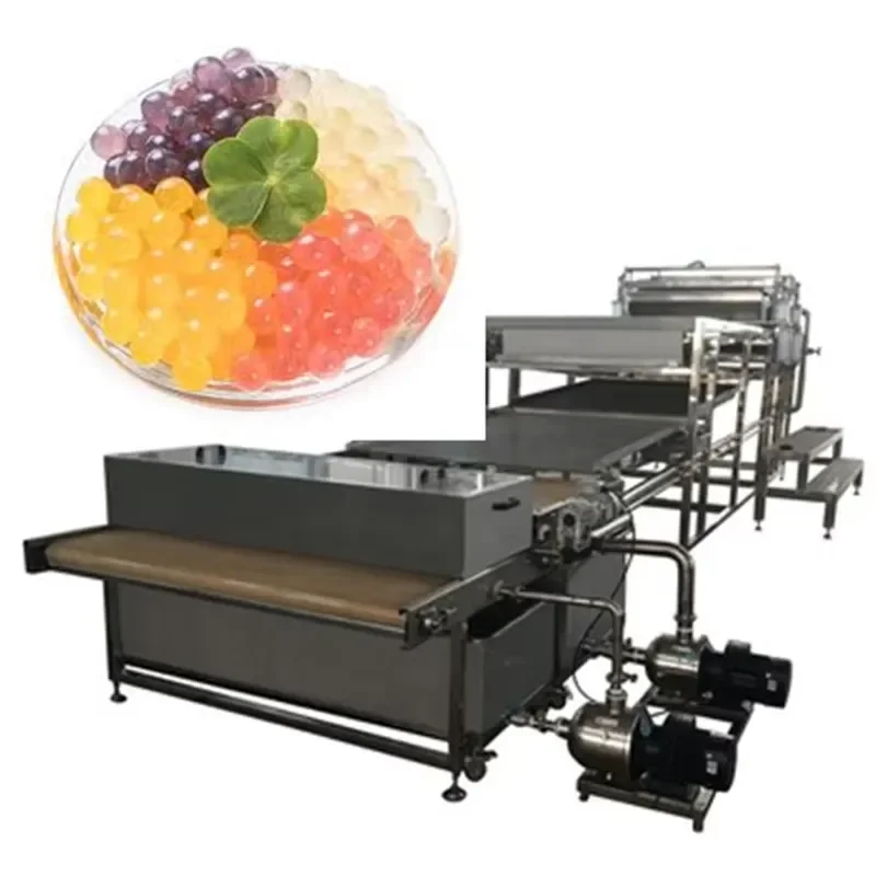 Taiwan Organic Bursting Popping Boba Coco Pearl Milk Bubble Ball Making Machine Producing Line Supply Supplier