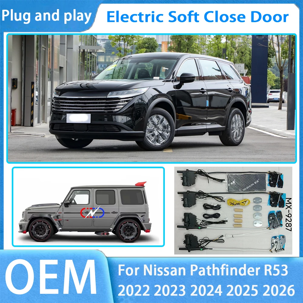 For Nissan Pathfinder R53 2022-2026 OEM Car Soft Close Door System Automatic Electric Auto Pull Power Latch Power Closing Quiet