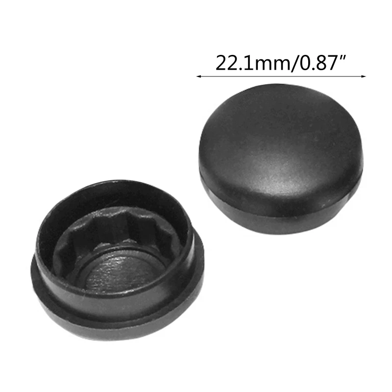 2Pcs Front Windshield Wiper Arm Head Nut Cap Bolt Cover Compatible for B5 B6 B7 Golf MK4 MK5 MK6 MK7