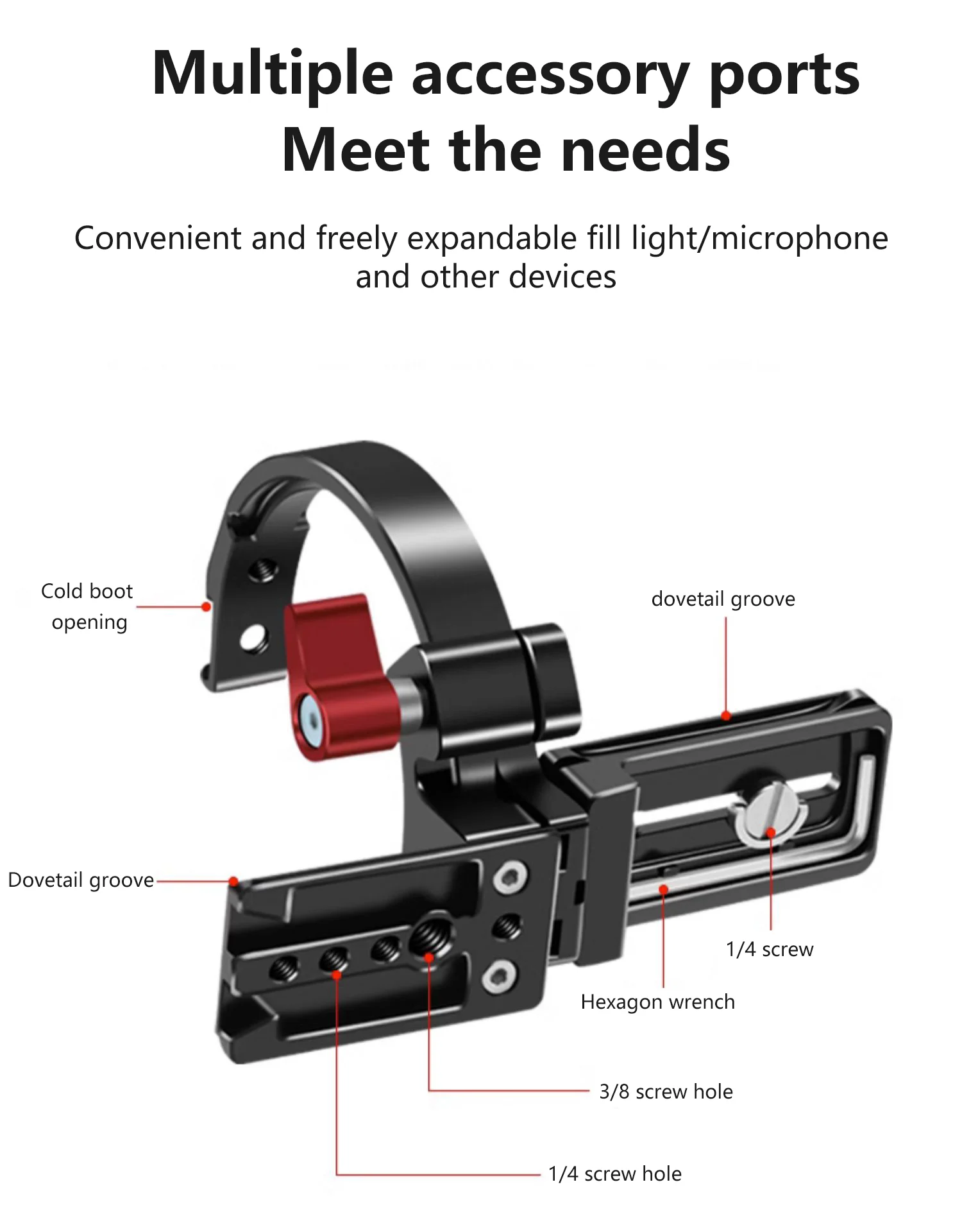 Camera Lens Support Bracket Half-Ring  Horizontal Vertical Shooting  Switching Plate for Sony Canon Nikon Fuji SLR Video Holder