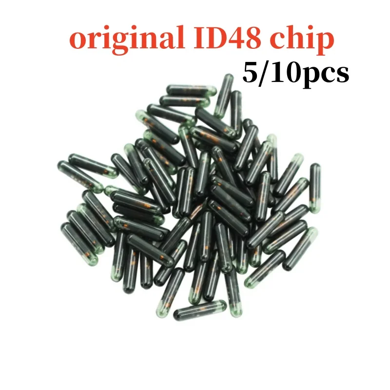 

5/10pcs Original Factory ID48 Transponder Chip Car Key Blank OEM Auto Glass ID 48 Can Megamos Unlock Chips
