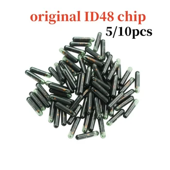자동차 키 블랭크 OEM 자동 유리 ID 48, Megamos 잠금 해제 칩, 정품 공장 ID48 트랜스폰더 칩, 5 개, 10 개  Best5