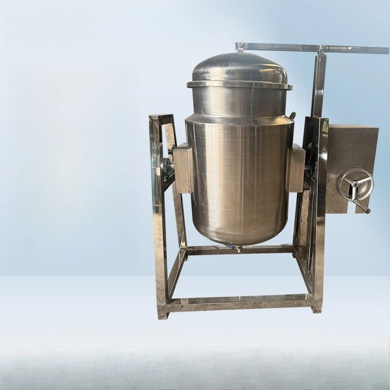 Stainless steel 304 food industry high temperature food cooking pot, high temperature and high pressure cooking pot equipment