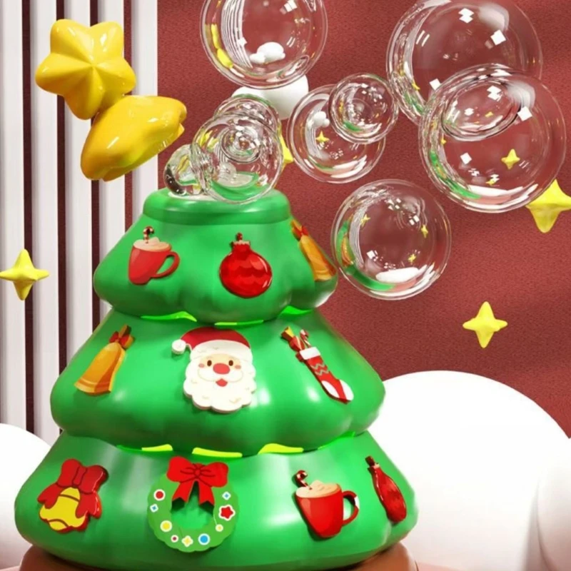 Children Bubble Toy Bubble Blower Guns Electric Bubbling Party Garden Beach 15UB