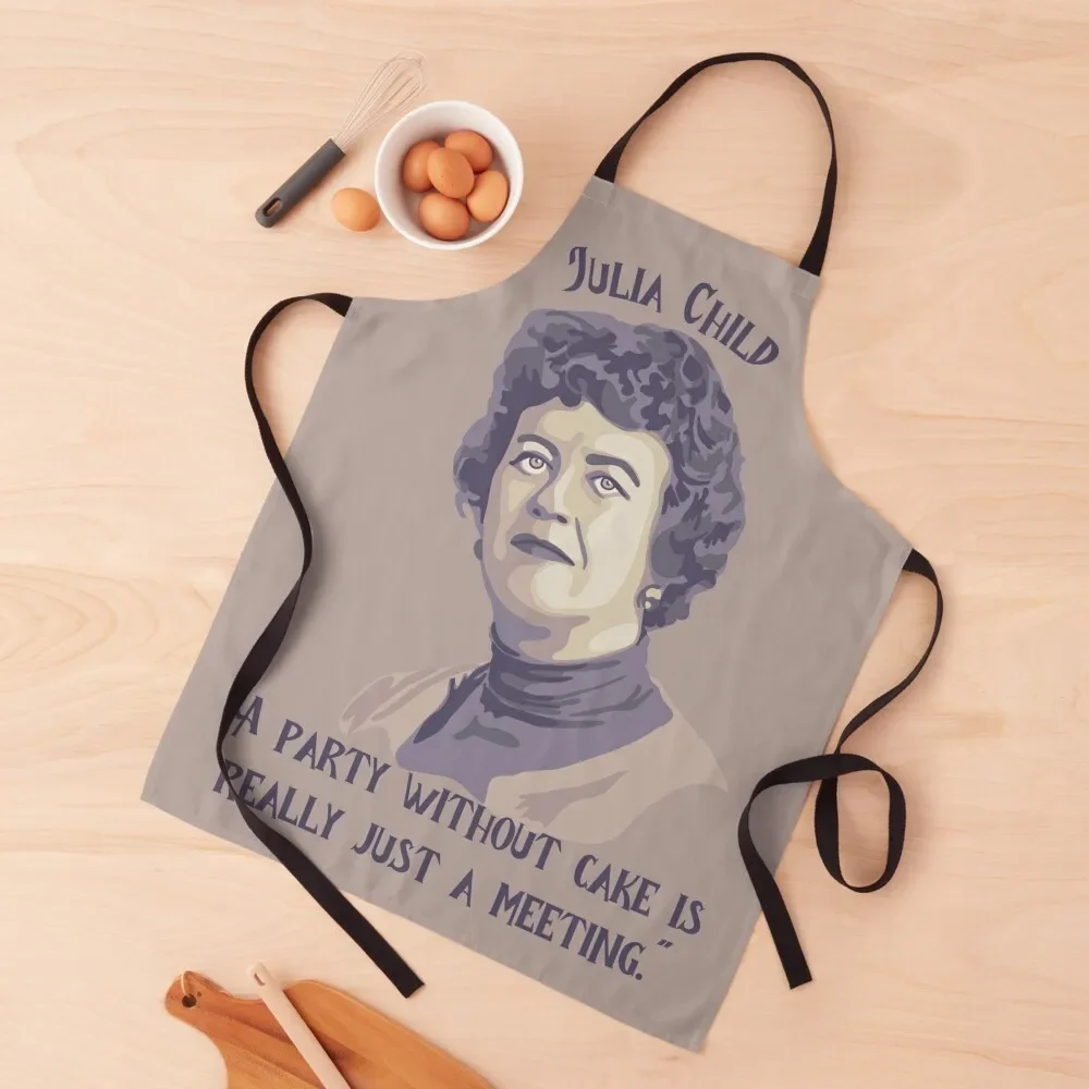 Julia Child Portrait and Quote Apron Kitchen Supplies Idea Goods Hairdresser Home and kitchen products Apron