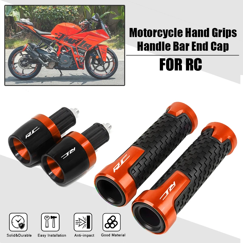 

Для RC125 RC200 RC390 RC 125 200 390 аксессуары для мотоциклов 7/8 "22 мм ручки для руля крышка ручки концевые заглушки