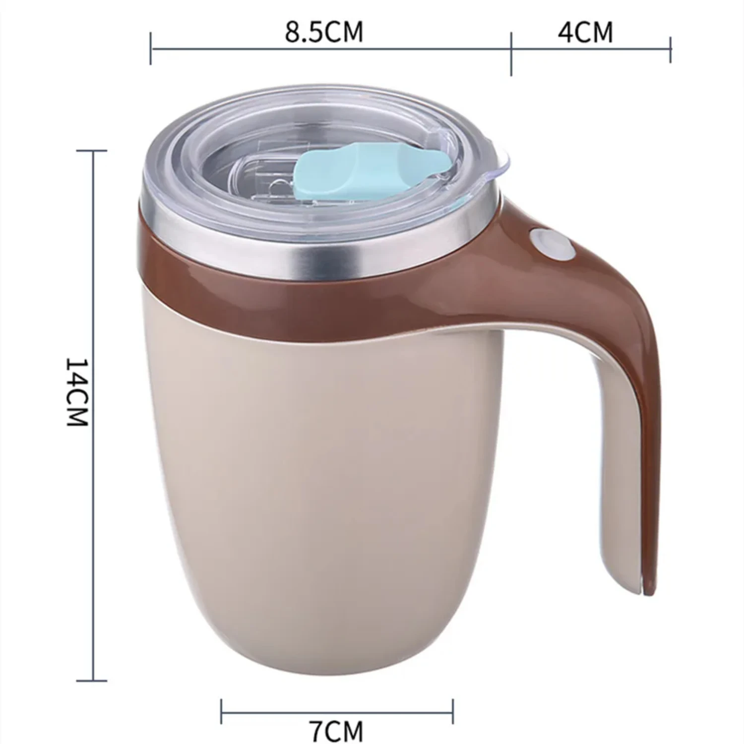 ホットコーヒーとリフレッシュドリンク用の自動攪拌カップ、完璧なUSB充電、380ml、新品