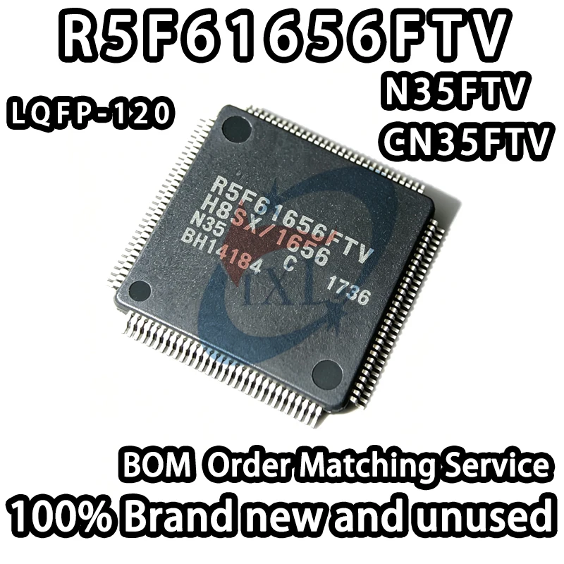 100% Brand New RENESAS R5F61656 R5F61656FTV R5F61656N35FTV R5F61656CN35FTV LQFP120 Industrial MCU Microcontroller Chip IC