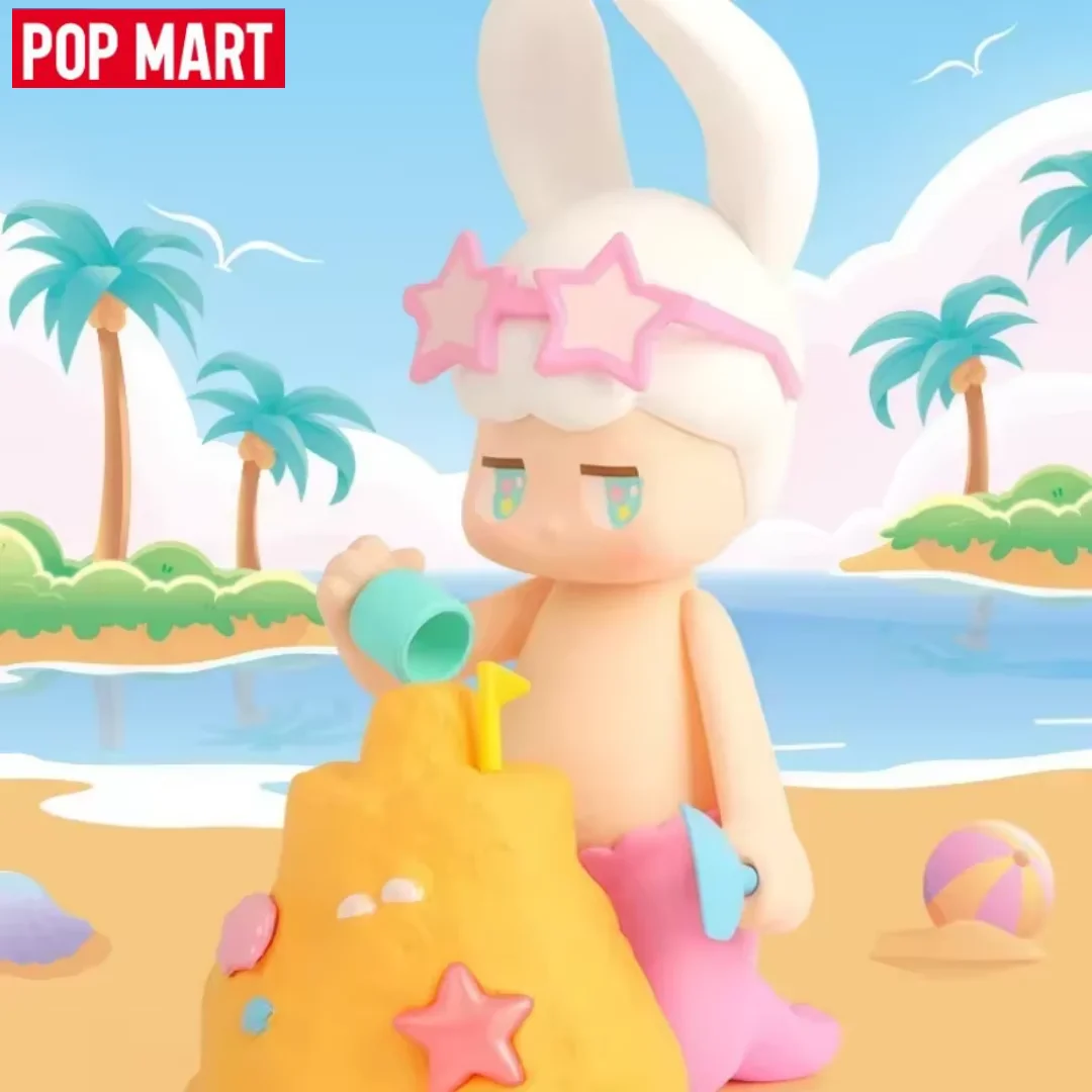 

POP MART Satyr Rory Summer Fun Series Mystery Box - милая кукла для девочек, слепая коробка, праздничный подарок, милый настольный орнамент, фигурка