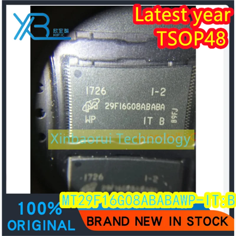 (4/20pieces) MT29F16G08ABABAWP-IT:B 29F16G08ABABA TSOP48 2GB NAND FLASH chip 100% brand new original good quality spot