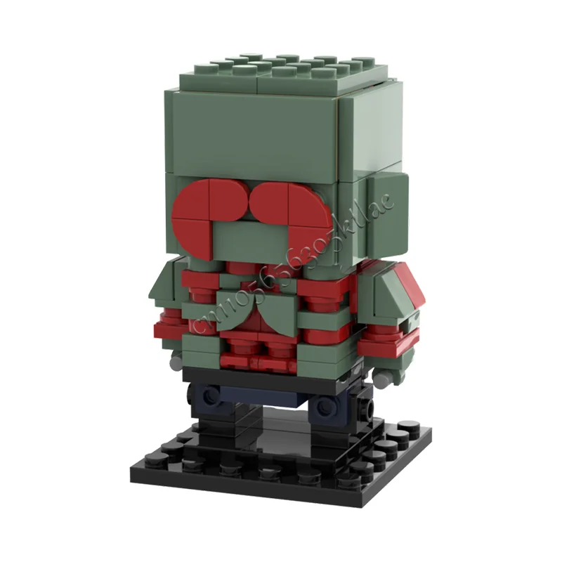 Hot 204 PCS MOC Beroemde Held Karakters Warrior Modulaire Aangepaste Bouwstenen Model Kids Assembly Display Speelgoed Festival Geschenken