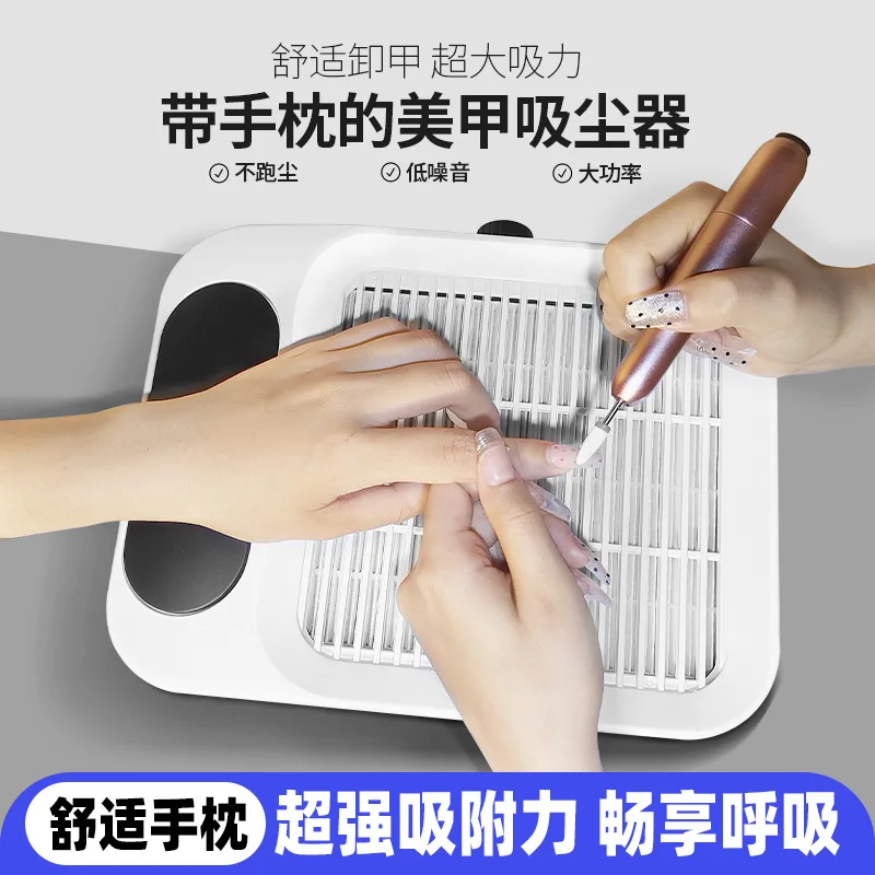 new-nail-polish-manicure-remover-high-power-speed-regulation-desktop-embedded-vacuum-cleaner