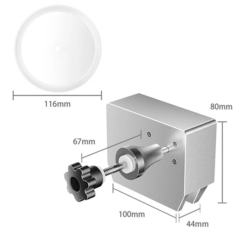 B04B-Vinyl Record Aluminum Alloy Bracket Available Ultrasonic Cleaner 7/12 Inch LP EP Disc For Above 6L Ultrasonic Bath