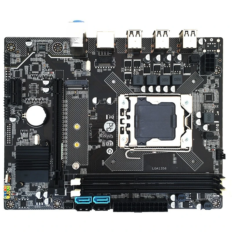 Запчасти для основной платы компьютера X79 LGA1356-контактный DDR3, поддержка серверной памяти M.2 E5, процессор, шестиядерный hm65