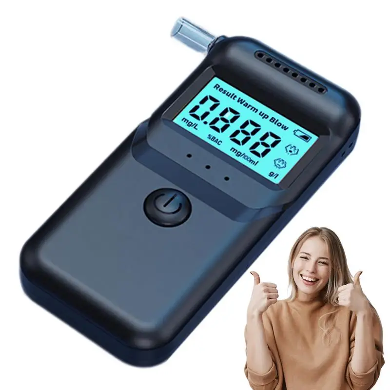 

Blood Alcohol Breathalyzer Portable Blood Alcohol Tester Professional Breathalyzer Lightweight Breath Alcohol Tester Home