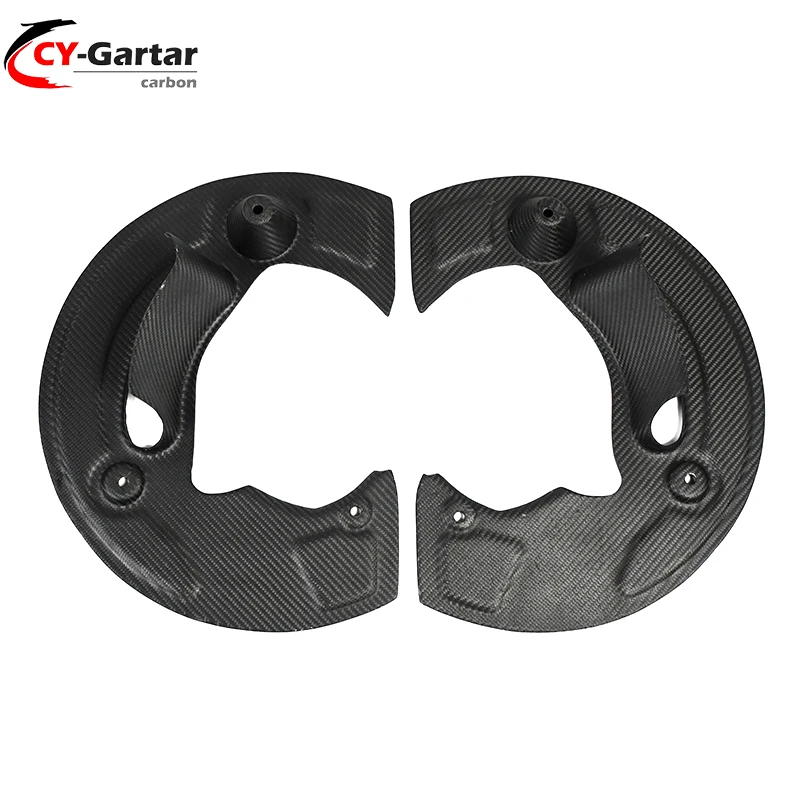 New G80 G82 Dry Carbon Fiber Front Brake Cooling Air Duct Plate For BMW G80 G81 M3 G82 G83 M4 G87 M2 Spoiler Cover Trim Body Kit image 3