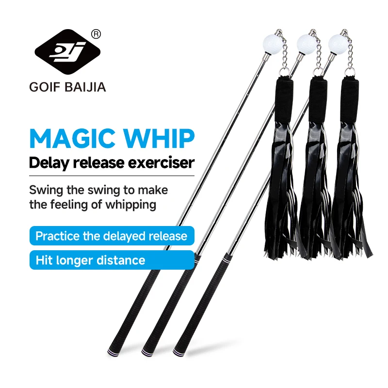 BAIJIA Golf Swing Training Ribbon Stick Golf Whip Stick Sound Practice To Improve Swing Speed Golf Accessories，Ideal for Use by