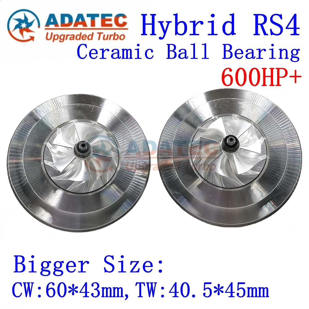 

Ceramic Ball Bearing Hybrid RS4 600HP Pair Turbo Cartridge 06M145701T/06M145702T Turbine CHRA 06M145701L FOR Audi RS4 8W B9 ; RS