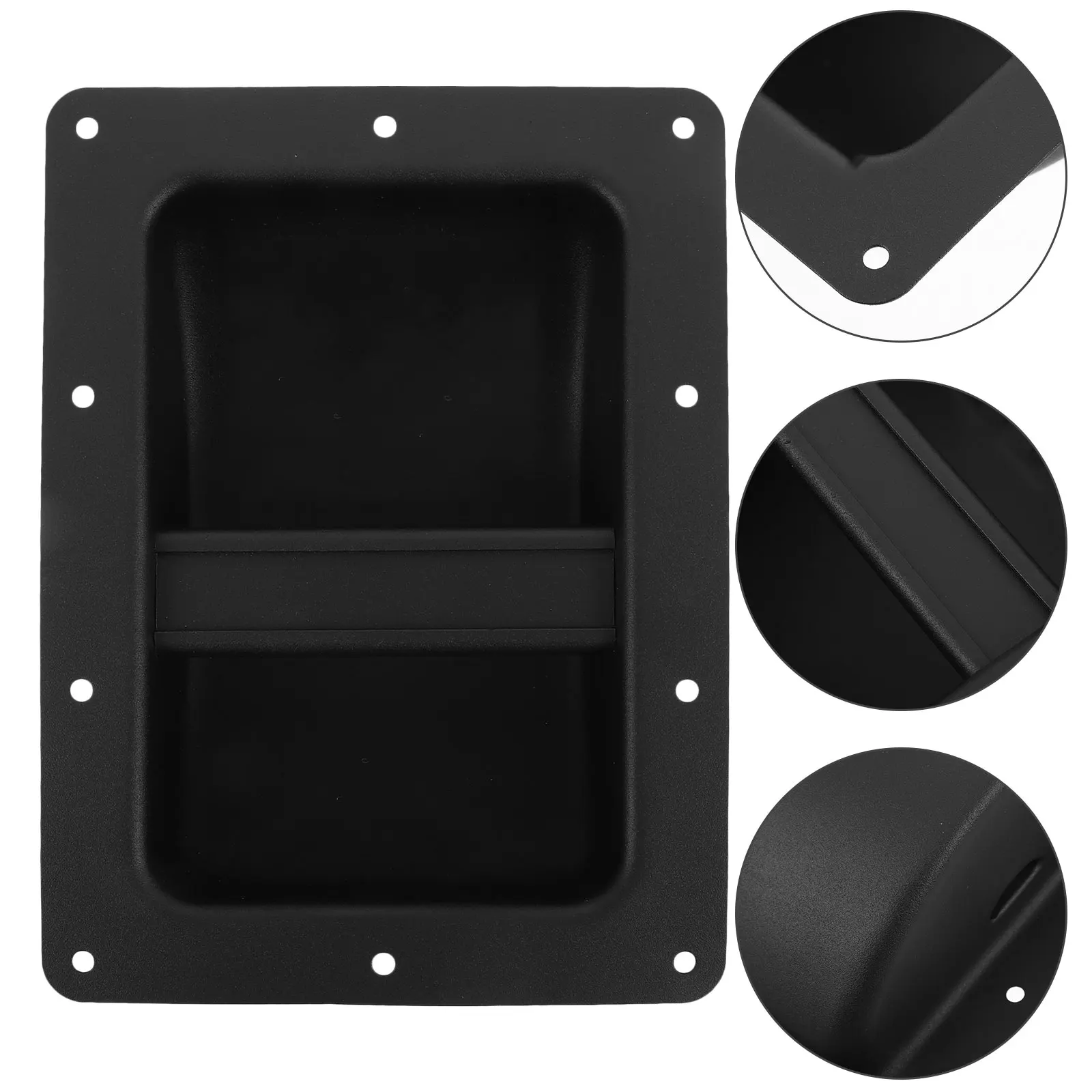 

Matte Finish Durable Iron Speaker Handle 220X162Mm Replacement Grasp Holder For Box Accessories Enhancement Speaker Side Handle