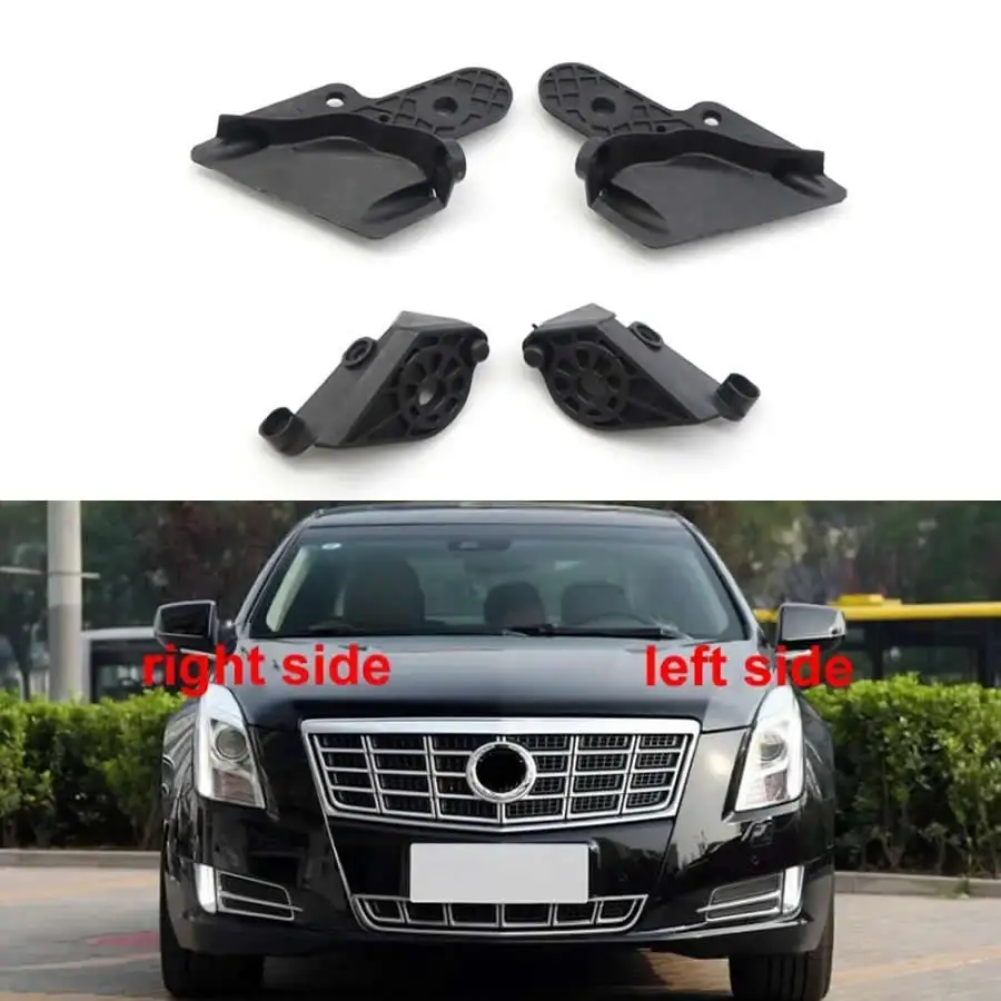 

Для Cadillac XTS 2013 2014 2015 2016 2017 комплект для ремонта автомобильных фар пластиковые фиксированные углы черный светильник подставка кронштейн для фары