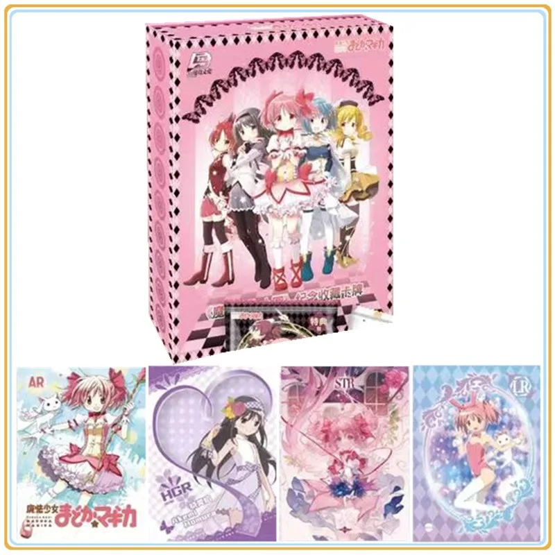 MANDAO Original Anime Puella Magi Madoka Magica Card Flash Rare Madoka Homura Sayaka Mami Kyouko Collection Cards Toys Gifts