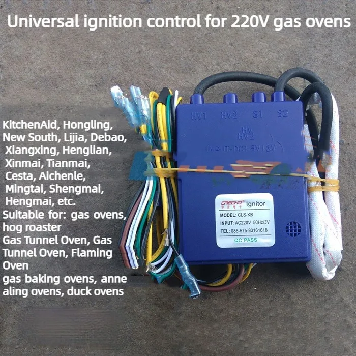 Commercial Gas Oven Universal 220v Pulse Igniter Suitable for New South Hongling Honglian Kitchen Treasure Oven