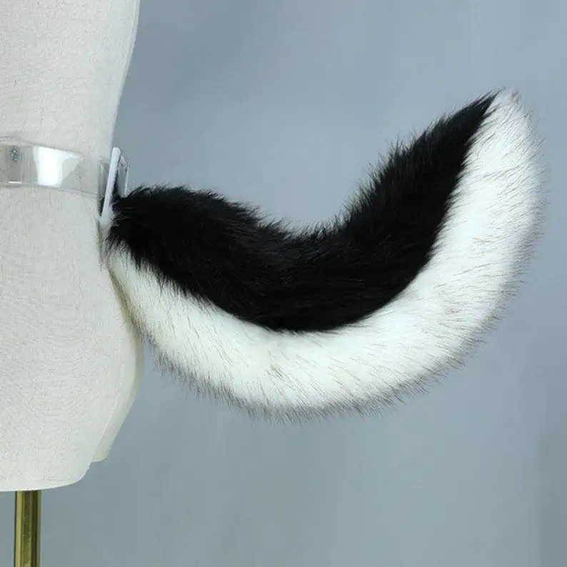 Dog Cosplay Ears And Tail Set | Dog Fursuit Tail And Ears Headband | Dog Costume Ears And Tail