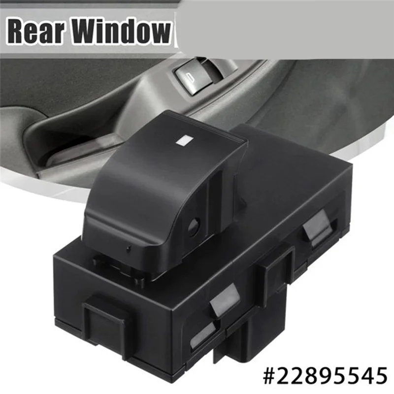 สวิตช์ควบคุมกระจกไฟฟ้า ABJZ สวิตช์ควบคุมกระจก ABS ด้านหน้าสำหรับผู้โดยสาร สำหรับ GMC Acadia Chevy Silverado 25877776 15888174 228