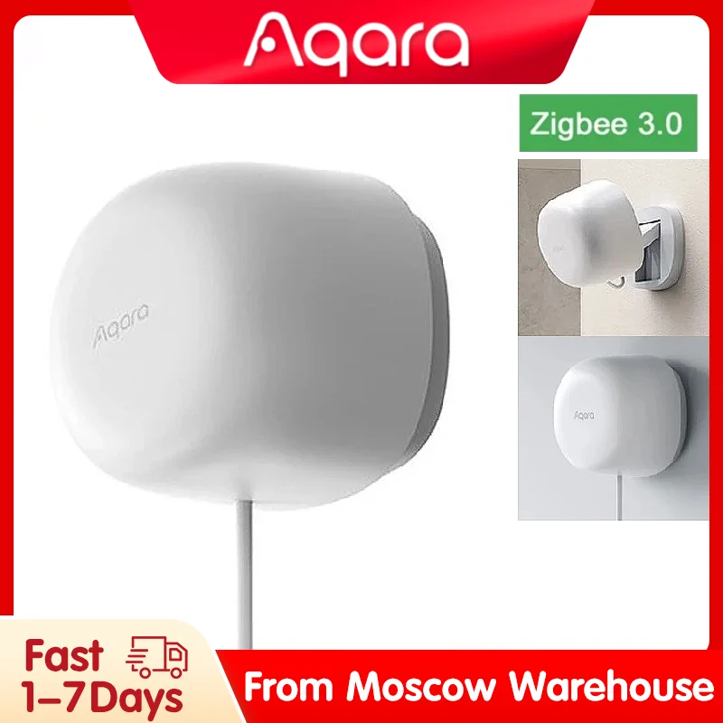 

Датчик присутствия человека Aqara FP1 Zigbee 3,0 Высокоточный датчик обнаружения присутствия работает с приложением Aqara Hub Home Homekt