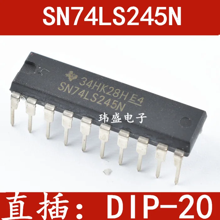 10 pieces SN74LS245N 74LS245   DIP-20